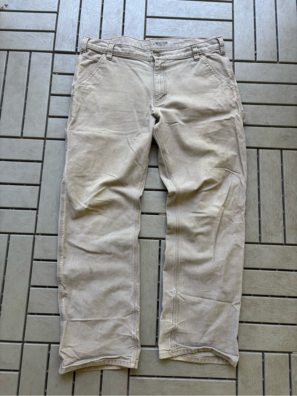 Carhartt Men's Work Chinos in Light Brown/Tan